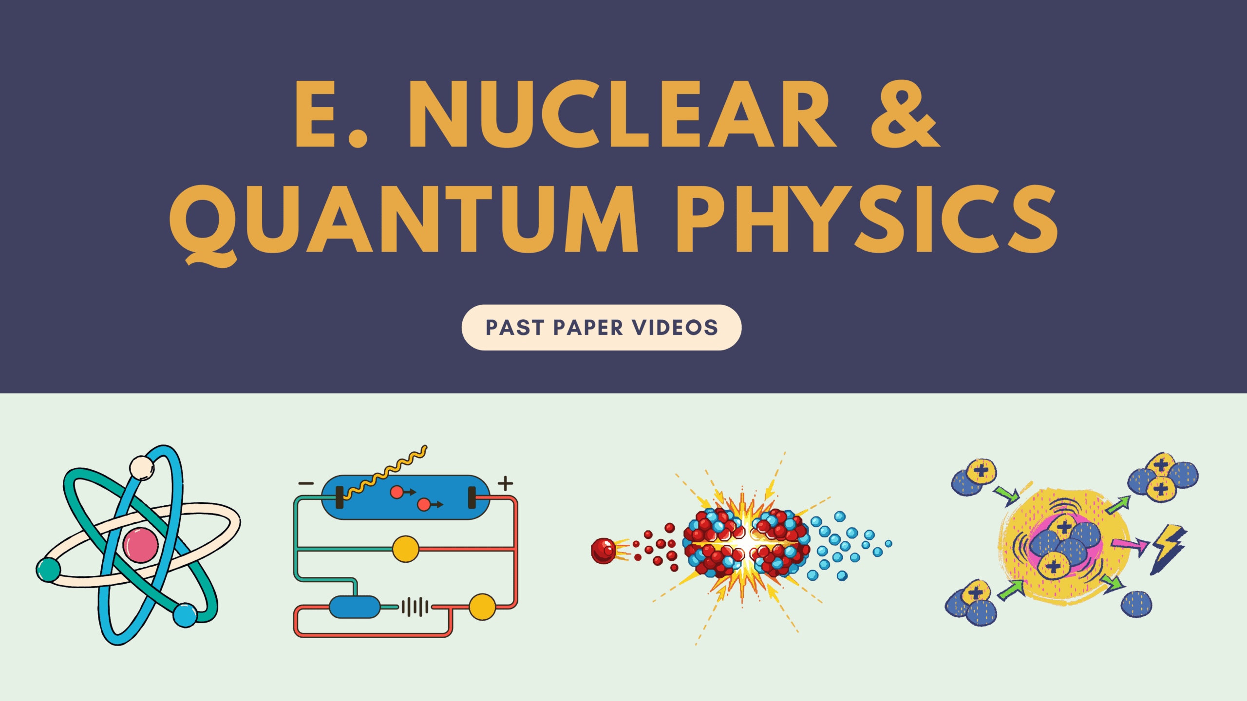 Unit E. Nuclear and quantum physics